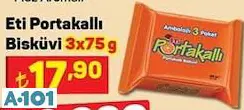 ETİ PORTAKALLI BİSKÜVİ 3’LÜ